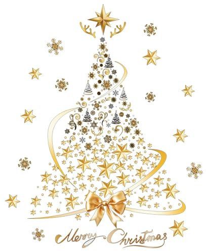 Weihnachtsbaum-Fensteraufkleber, PVC, statischer Wandaufkleber, Weihnachtsbaum-Aufkleber, Dekoration, Urlaub, wiederverwendbar, statische Adsorptionsaufkleber für Weihnachten, Heimdekoration