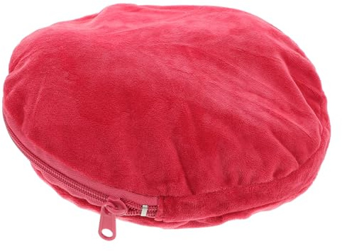 FRCOLOR Runder Wiederverwendbarer Wärmekissenbezug aus Flanell für Winter Weicher Flanell-wärmflaschenbezug Großer Strickbezug Wärmeflaschenbezug für Warmes Wasser -wasserflaschenbe