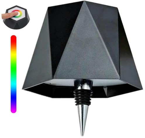 Lampada da Bottiglia Ricaricabile Controllo Touch LED Lampada Tavolo Senza Fili Dimmerabile Lampada da Tavolo a Bottiglia IP54 per Ristoranti e Bar Interni ed Esterni Campeggio,Camera da Letto - Nero