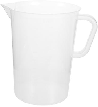 Warmhm Verre Doseur 5000Ml en Plastique Tasse Graduée Résistante à Haute Température Échelle Outil Cuisine Pratique Maison Cuisson Mesure