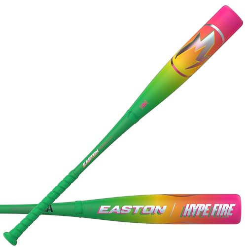 Easton Hype Fire Baseballschläger 2026, USA, 10 Tropfen, 6,4 cm Schaft, 2 Stück, Verbundmaterial, 76,2 cm