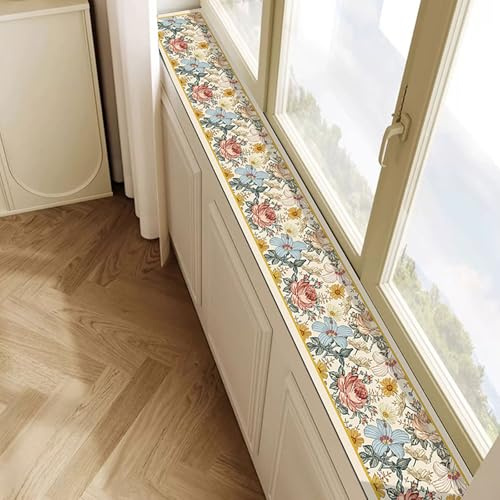 Chaoyilian Window Sill Mat Waterproof,Absorbent & Quick-Drying Window Sill Cushion Pad,Non Slip Cushion For Windowsill,Waterproof,Dust-Proof,for Balcony Tea Room Living Room Decor
