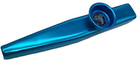 Drfeify Kazoo-Flöte, Musikinstrument aus Aluminiumlegierung für Ukulele und Gitarre, Einfach zu Spielen und zu Tragen, Tolles Geschenk für Freunde und Familie