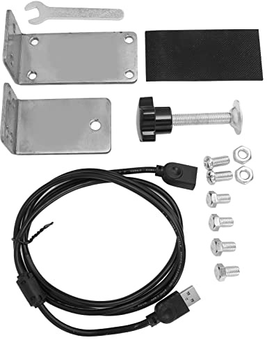 Cocoarm Soporte de Freno de Mano USB, Construcción de Metal, Fácil Instalación, Funcionalidad Plug and Play, para Juegos de Carreras G27 G25 G29 T500 T300