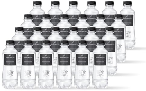 Acqua San Benedetto Frizzante Antica Fonte della Salute | Premium Water | Confezione da 24 Bottiglie in PET da 250ml