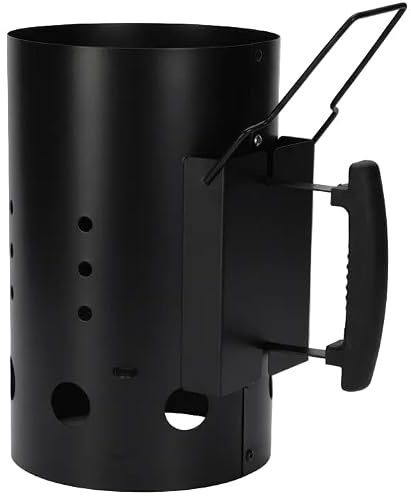 Cookinglife Allume-Barbecue Fire & Flavour, démarreur à briquettes, métal, Noir, Ø 19,5 cm, Hauteur 30,5 cm