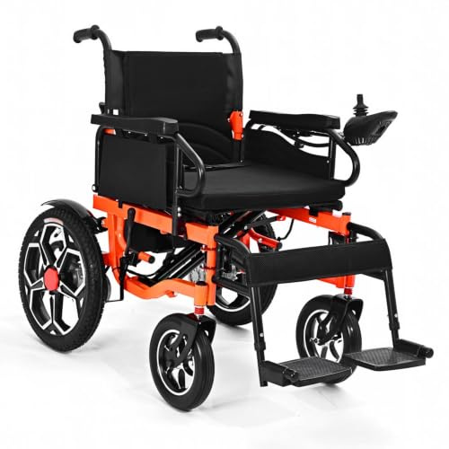 D09 Silla de Ruedas Eléctrica para Adultos, Asiento Ancho, 500 W