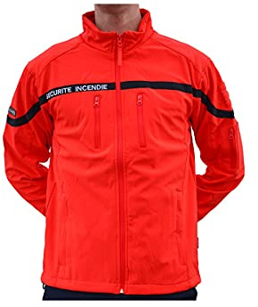 Veste softshell Sécurité Incendie rouge Cityguard