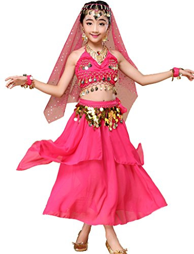 Astage Elegant klänning flicka dans mage indianisch halloween karneval kostymer