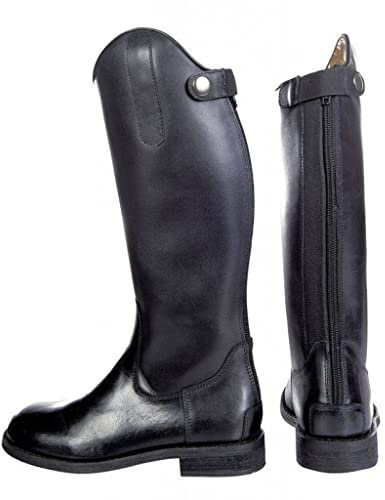 HKM 10043 Córdoba Botas de equitación para niños, piel de calidad, para niños 28-35