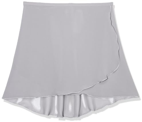 Bloch Dance Women's Vera Georgette Ballet Wrap Skirt, Grey, One Size