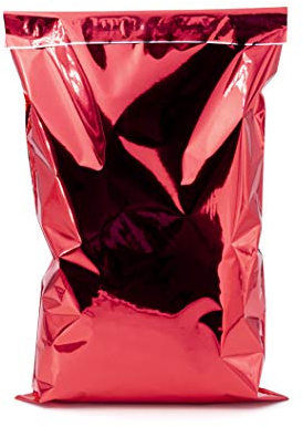 Italpak Enfärgade kuvert med limfolie röd, 50 st, 15 x 23 + 4 cm
