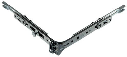 SI Siegenia Sicherheits Eckumlenkung VSU S-ES FH/13, 190x190mm mit 1x Pilzkopf (283066 oder FEUL1080) incl. SN-TEC Montagematerial