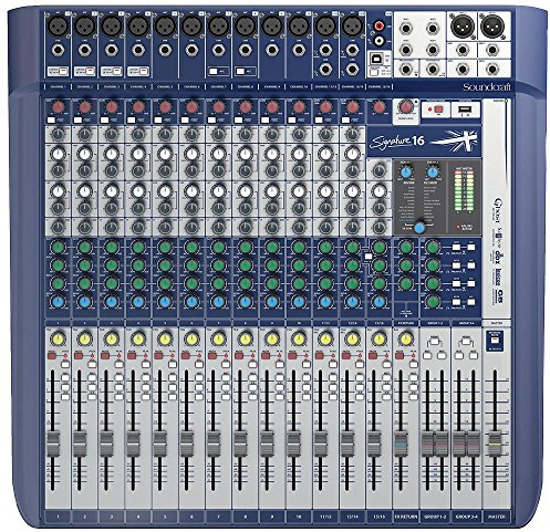 Escritorio para mezclar, 16 canales | Mezcladores audiovisuales, 1 unidad – Signature 16