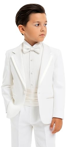 Baby Boys Tuxedo Suit 5 Piece Baptism Communion Set