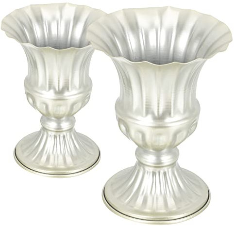 INOOMP 2pezzi Vasi Per Fiori Per Tombe in Portafiori Commemorativo Per Cimitero Vasi Da Cimitero Per Fiori Freschi o Artificiali