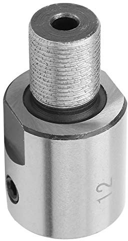 Elektrische Bohrmaschine, Bohrfutter-Verbindungsstange, Edelstahl M14 * 1-Spannfutter-Verbindungsstange für K01-50/63 K02-50/63 Drehmaschine, Sechskantschaftbohrer (12-M14*1)