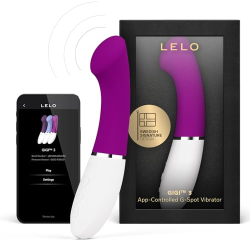 LELO GIGI 3 App-gesteuerter G Punkt Vibrator für Frauen mit 8 Lusteinstellungen, G-punkt-Vibratoren (Deep Rose)