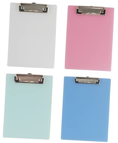EXCEART Porte-bloc En Plastique Avec 10 A5 Porte-papiers Pour L'école Le Bureau Les Enseignants Les Étudiants Le Personnel Avec Porte-bloc Rétractable