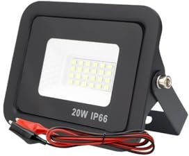 HPHPH Projecteur LED Exterieur, Projecteur LED 20W 30W 50W 100W, Projecteur Extérieur, Étanche IP66, Réflecteur De Lumière, Lumières LED Portables,pour Cour,Jardin,Garage(20W)