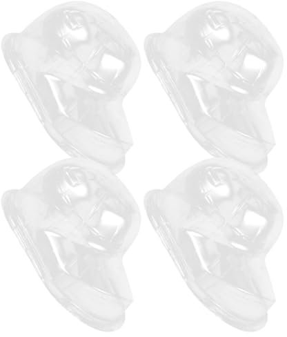 Sosoport 4sätze Baseballkappenhalter Material Transparent Hutstützen Für Baseballkappen Zur Hutformhaltung Und Präsentation Zu Hause Geschäft