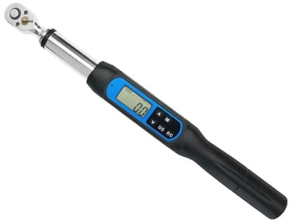 Hookurity Clé dynamométrique numérique à entraînement 1/4 3/8, avec très Grand écran, clé dynamométrique réglable précise ± 2% avec Buzzer L + E + D(AWJ3-B-60)