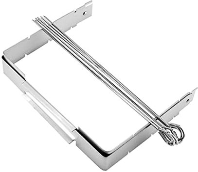 Levemolo Klappbarer Edelstahlgrillrost Hitzebeständig Faltbar Für BBQ Strandgrill Camping