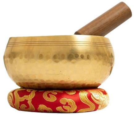 Meditation Tibetana 100000 leksak för hund och katt | Meditationsskål, sångskål med sonora-klangskål, spirituell yoga-tillbehör, mindfulness