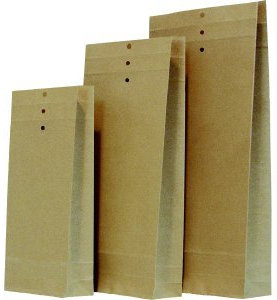 Musterbeutel 140x345x50mm 120g/qm braun VE=250 Stück