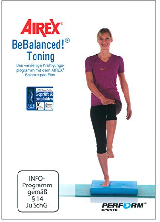 DVD AIREX BeBalanced! Toning Übungs-DVD Balance Pad Xlarge Sensomotorik