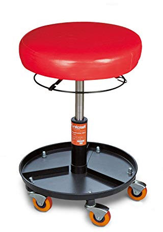 Unicraft Montagehocker MH 1 (höhenverstellbar 440 – 53 mm, Tragkraft 100 kg, Werkzeugablage, Lenkrollen), 6201900