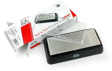 Taidea Diamond Doppel-Messerschärfer, geeignet für Küchenmesser, Jackmesser, Gartenmesser, Schärfen