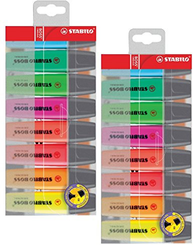 Textmarker - STABILO BOSS ORIGINAL - 2x 8er Pack