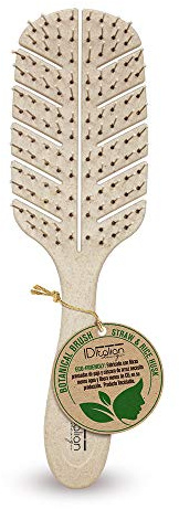 Italian Design - Cepillo Biodegradable Plano - Cuidado y Peinado del Cabello | 100% Reciclable