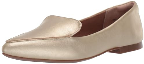 Amazon Essentials Damen Flacher Loafer, Gold, 39 EU