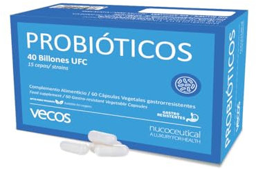 Probióticos Liofilizados – 15 Cepas – 60 Cápsulas Gastrorresistentes – Complemento Alimenticio con Vitamina B2