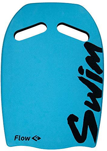 Flow Swimming Kickboard - Swim Training Foam Kick Board for Kids and Adults (One Size Fits All) (Blue)