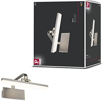 Paulmann 95568 LED Bilderleuchte Renan 300mm incl. 1x6 W Warmweiß Altmessing Bildbeleuchtung Metall, Acryl Wandlampe 3000 K