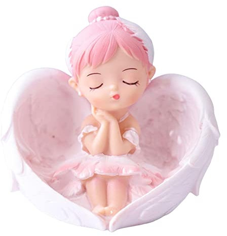 Duiaynke Vinyl Ballett Mädchen Statue Desktop Dekoration Handwerk Büro Wohnzimmer Schrank Auto Ballerina Statue Ornament