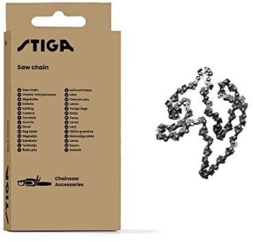 Stiga Catena per Motosega 91PX-040E, 3/8, Spessore di 1.3mm (0.50), Barra da 25cm (10)