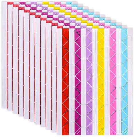 Fotoecken Selbstklebend Bunte 1020 Stück Fotoecken zum Kleben Klebeecken für Fotoalbum Fotos DIY Album Corner Aufkleber Scrapbook