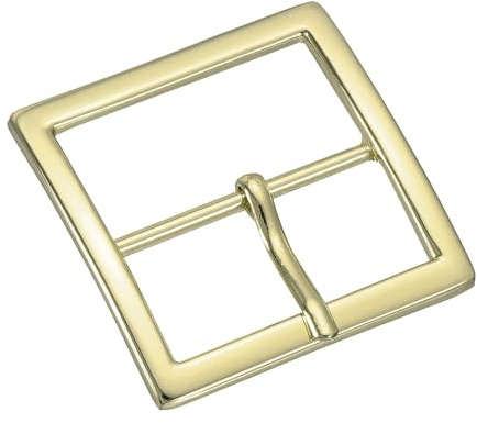 QUARKZMAN Metall Rollen Schnalle, Gürtelschnallen zum Wechseln Einzelspangen Gürtelschnalle mit Quadratischem Mittelsteg Schnalle für Schuhe DIY Taschen Zubehör Gürtel, Silber