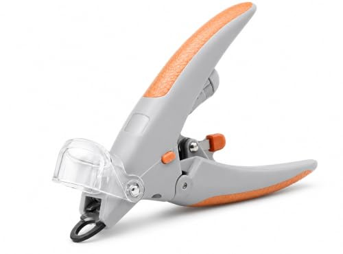 LexyFriend Nagelknipser für Hunde und Katzen mit LED - 5-fache Vergrößerung für sicheres und präzises Schneiden, ergonomisches Design mit rutschfesten Griffen, austauschbare und schärfbare Klinge