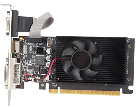 Scheda Grafica GT610, Scheda Grafica per Computer da 2 GB a 64 Bit, Interfaccia Multimediale Ad Alta Definizione per Computer Desktop