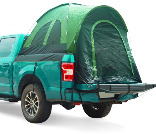 OYE Outdoors Backroadz LKW-Zelt Pickup Truck Zelt LKW Bett Zelt Outdoor Camping Familie Tourist Angeln Picknick Reise Markisen Autozelt für 3-4 Personen (grün)