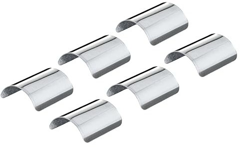 Alberts 858513 - Tappo per pali in legno arrotondati, colore: Argento