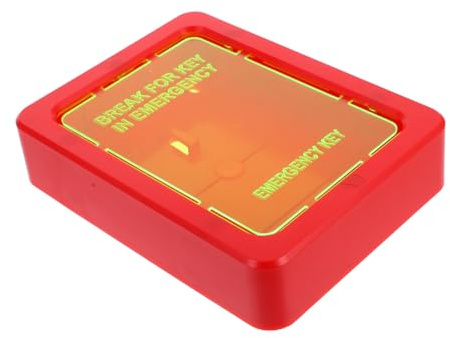 PartyKindom Scatola Portachiavi Esterna Combinazione Supporto Per Parete Resistente Alle Intemperie Per Emergenza Stoccaggio Chiavi