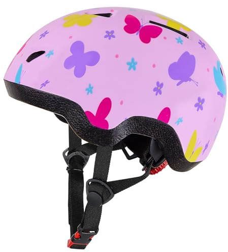 MHJY Casco Infantil Ajustable 1–3 Años, Casco de Bicicleta para Niños y Niñas, Protección para Patinete, Skate y Patinaje