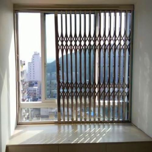 Inferriate per Finestre Grate Di Sicurezza Per Finestre Pieghevoli H 100 120 140 160 180 200 Cm, In Acciaio Inox 304, Finestra Di Sicurezza Per Bambini Pieghevole(120x115cm)