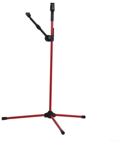 Este soporte de arco ligero pero de fibra de vidrio es perfecto para mantener la posición de tus arcos recurvos sin desgaste innecesario en cuerdas (rojo)